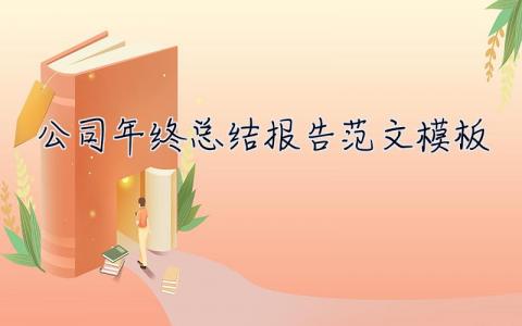 公司年终总结报告范文模板 年中总结报告个人范文