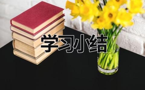 学习小结 学期小结个人小结 (10篇）