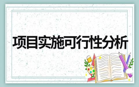 项目实施可行性分析 项目实施可行性分析怎么写 (16篇）