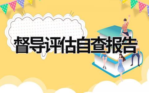 督导评估自查报告 督导评估自查报告 (17篇）