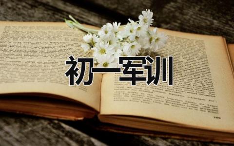 初一军训 初一军训感悟500字 (20篇）