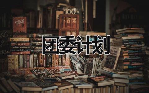 团委计划 团委计划 (19篇）