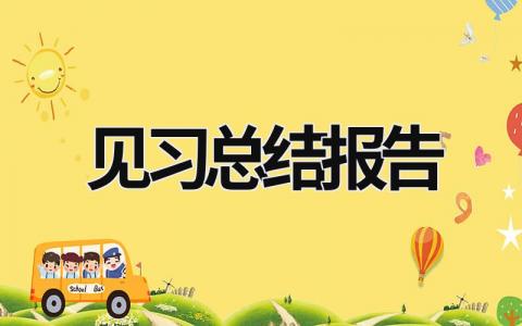 见习总结报告 见习总结报告 (20篇）