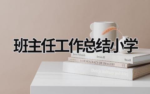 班主任工作总结小学 班主任工作总结小学二年级下学期 (17篇）