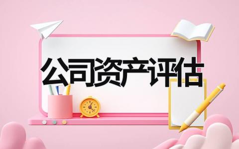 公司资产评估 公司资产评估收费标准2023 (16篇）