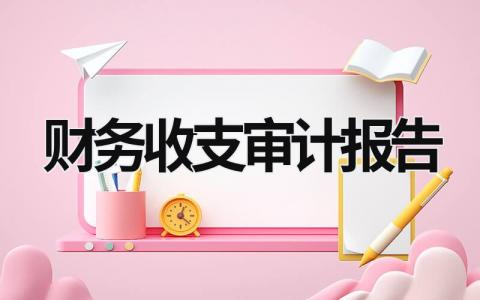 财务收支审计报告 学校财务收支审计报告 (16篇）