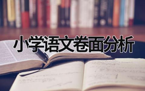 小学语文卷面分析  (18篇）