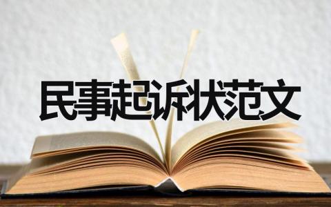 民事起诉状范文 多人原告的民事起诉状范文 (10篇）