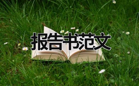 报告书范文 职业规划报告书范文 (20篇）