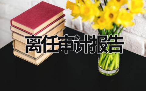 离任审计报告 银行行长离任审计报告 (5篇）