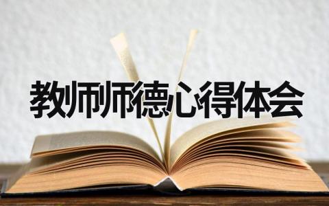 教师师德心得体会 教师师德心得体会800字 (17篇）