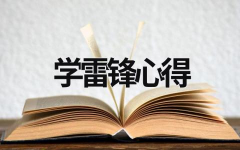 学雷锋心得 学雷锋心得 (17篇）