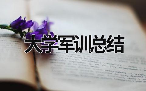 大学军训总结 大学军训总结200字 (21篇）