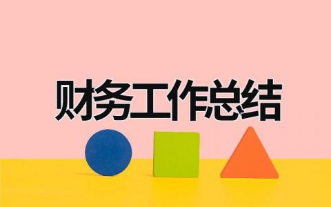 财务工作总结 财务工作总结及下一年工作计划 (19篇）