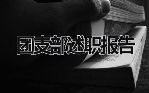 团支部述职报告 团支部述职报告范文 (19篇）