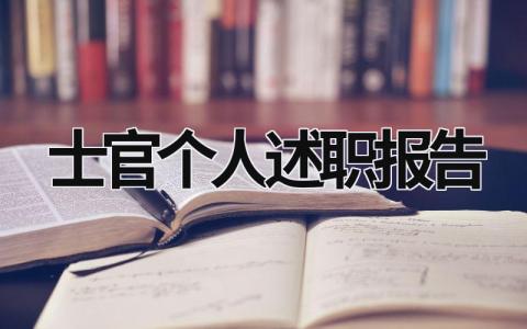 士官个人述职报告 士官个人述职报告遵章守纪 (19篇）