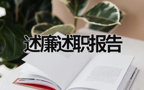 述廉述职报告 述廉述职报告怎么写 (16篇）