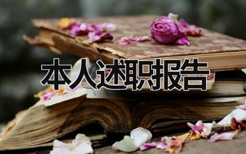 本人述职报告 个人述职报告(完整版) (16篇）