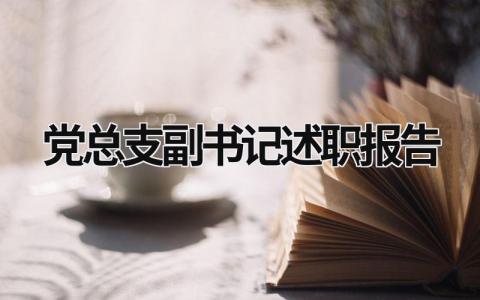 党总支副书记述职报告 党总支副书记述责述廉报告 (17篇）