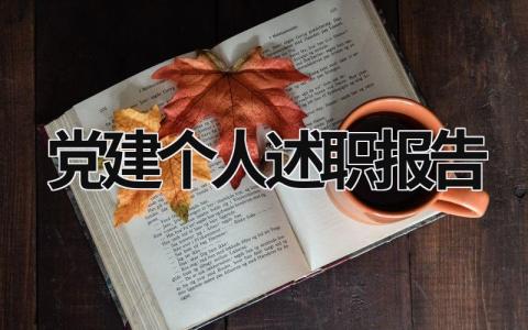 党建个人述职报告 党建个人述职报告2023年最新 (16篇）