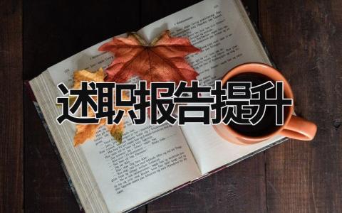 述职报告提升 述职报告提升业务能力 (18篇）