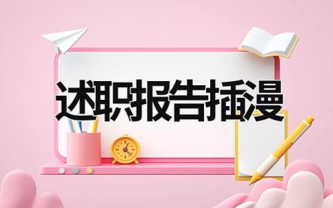 述职报告插漫 述职报告吧 (13篇）