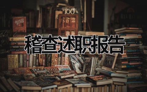 稽查述职报告 2023年稽查工作个人总结 (18篇）