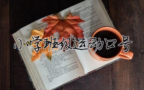 小学班级运动口号 小学班级运动会口号押韵有气势（范文模板精品8篇）